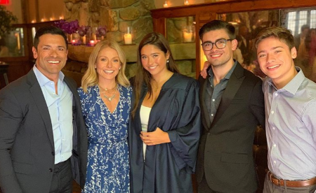 Kelly Ripa and Mark Consuelos share three kids, Michael Joseph, Lola Grace and Joaquin Antonio.